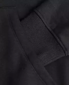 Мужская толстовка с длинными рукавами и вышивкой спереди Jack & Jones, черный