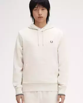 Мужская толстовка с двухполосой отделкой Fred Perry, бежевый