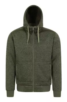 Мужская толстовка с флисовой подкладкой Невис Mountain Warehouse, зеленый