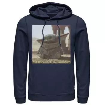 Мужская толстовка с фотографией «Звездные войны: Мандалорец» Licensed Character, синий