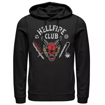 Мужская толстовка с гербом «Очень странные дела» Hellfire Club Licensed Character