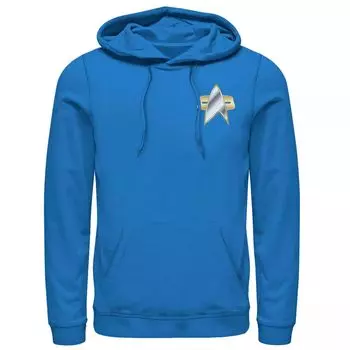 Мужская толстовка с градиентом Star Trek DS9 Delta Pocket Badge Licensed Character