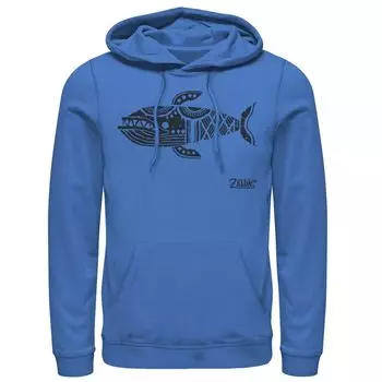 Мужская толстовка с графическим логотипом Nintendo Legend Of Zelda Links Awakening Whale Glyph Portrait Logo Licensed Character