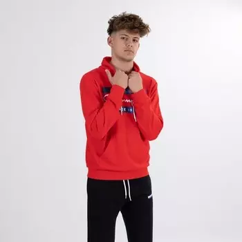 Мужская толстовка с графическим логотипом в виде больших полосок Champion, красный