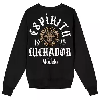 Мужская толстовка с графическим рисунком Modelo Espiritu Luchador с 1925 года Licensed Character, черный