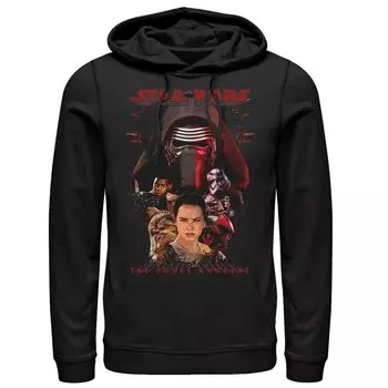 Мужская толстовка с групповым портретом «Звездные войны, пробуждение силы» Star Wars