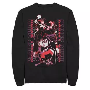 Мужская толстовка с изображением DC Comics Batman Harley Triple Threat Licensed Character