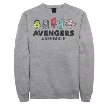Мужская толстовка с изображением Мстителей и персонажей Kawaii Marvel