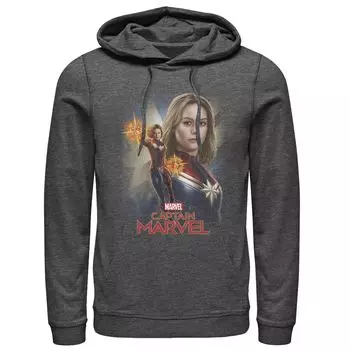 Мужская толстовка с изображением портрета Капитана Пауэрса Marvel