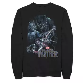 Мужская толстовка с изображением воина из фильма «Черная пантера Marvel»