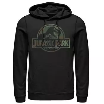 Мужская толстовка с камуфляжным рисунком и логотипом «Парк Юрского периода» Licensed Character