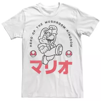 Мужская толстовка с кандзи Nintendo Super Mario Mushroom Kingdom Hero Licensed Character