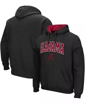 Мужская толстовка с капюшоном Alabama Crimson Tide Arch and Logo 3.0 Colosseum, черный