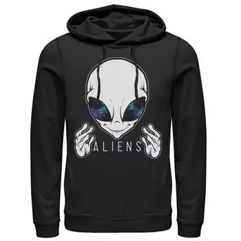 Мужская толстовка с капюшоном Alien Space Eyes Come Here Licensed Character
