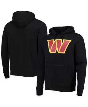 Мужская толстовка с капюшоном '47 black washington commanders imprint headline pullover '47 Brand, черный