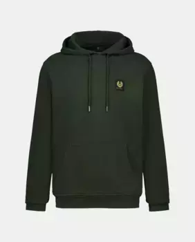 Мужская толстовка с капюшоном Belstaff, темно-зеленый