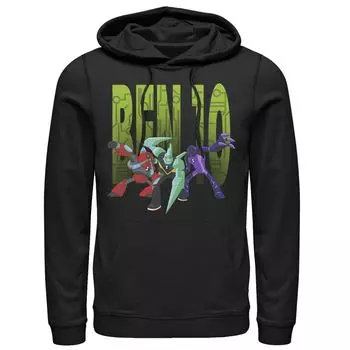 Мужская толстовка с капюшоном Ben 10 Aliens Digital Trinity Licensed Character