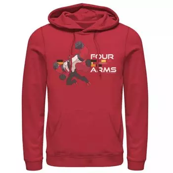 Мужская толстовка с капюшоном Ben 10 Four Arms Action Pose Licensed Character