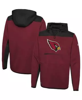 Мужская толстовка с капюшоном cardinal arizona cardinals combine authentic hard hitter pullover New Era