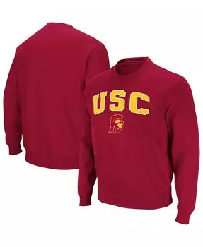 Мужская толстовка с капюшоном cardinal usc trojans arch &amp; logo Colosseum