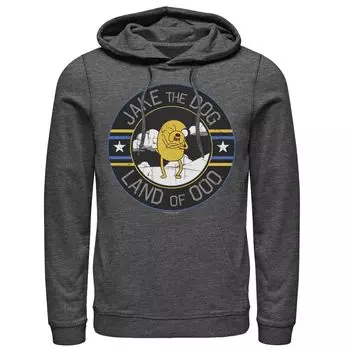 Мужская толстовка с капюшоном Cartoon Network Adventure Time Jake The Dog Land Of Ooo Licensed Character