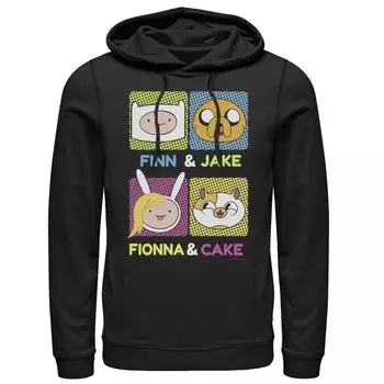 Мужская толстовка с капюшоном Cartoon Network Adventure Time Finn & Jake Fionna & Cake Licensed Character