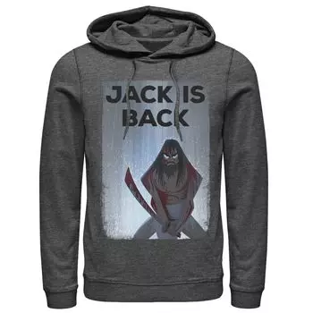 Мужская толстовка с капюшоном Cartoon Network Samurai Jack The Jack Is Back Rainwaters Licensed Character