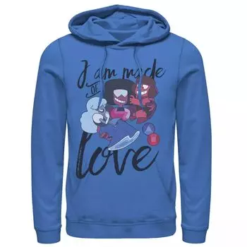 Мужская толстовка с капюшоном Cartoon Network Steven Universe I Am Made Of Love Licensed Character