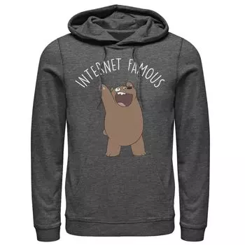 Мужская толстовка с капюшоном Cartoon Network We Bare Bears Internet Famous Licensed Character