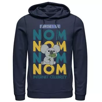 Мужская толстовка с капюшоном Cartoon Network We Bare Bears Squadbeing Cool Forest Licensed Character, синий