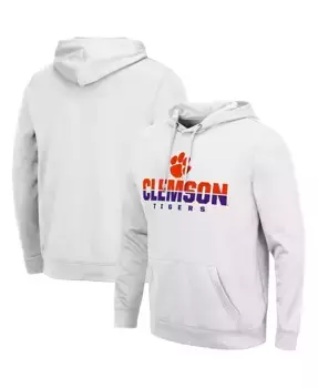 Мужская толстовка с капюшоном Clemson Tigers Lantern Colosseum, белый