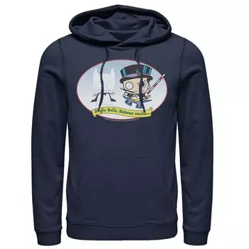 Мужская толстовка с капюшоном DC Comics The Penguin Jingle Bells Batman Smells Christmas, Blue Licensed Character, синий