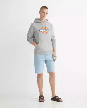 Мужская толстовка с капюшоном Dickies, светло-серый