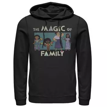 Мужская толстовка с капюшоном Disney Encanto The Maic Of Family с групповым портретом Licensed Character