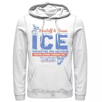 Мужская толстовка с капюшоном Disney Frozen Kristoff & Sven's для сбора и доставки льда Licensed Character