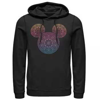 Мужская толстовка с капюшоном Disney Mickey And Friends Mandala Mickey Ears Licensed Character