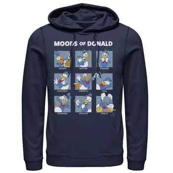 Мужская толстовка с капюшоном Disney Mickey & Friends Donald Duck Moods Box Up