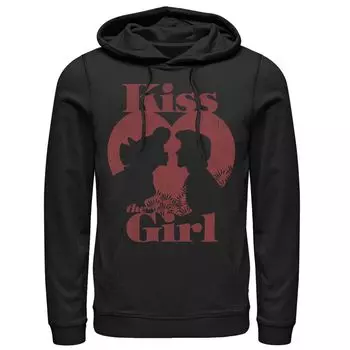 Мужская толстовка с капюшоном Disney The Little Mermaid на День святого Валентина Kiss The Girl Licensed Character