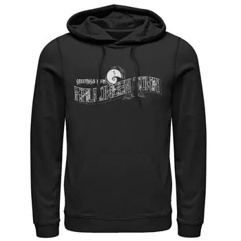 Мужская толстовка с капюшоном Disney The Nightmare Before Christmas Halloween Town Licensed Character