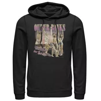 Мужская толстовка с капюшоном для пляжа в стиле ретро Outer Banks Licensed Character