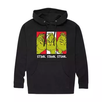 Мужская толстовка с капюшоном Dr. Seuss Grinch Stink Stank Stunk Licensed Character