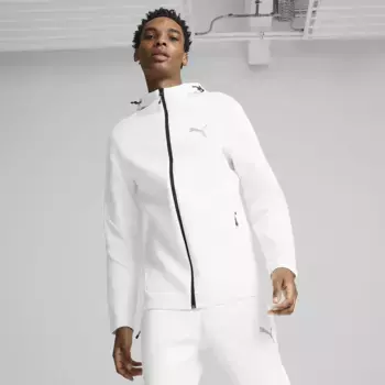 Мужская толстовка с капюшоном Evostripe на молнии DK Puma Sweatsty, белый