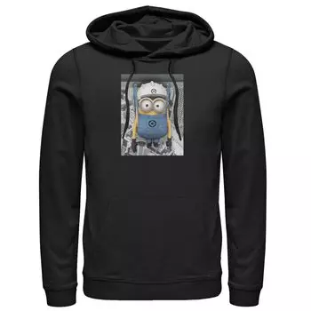 Мужская толстовка с капюшоном «Гадкий я Миньоны на обеденном перерыве» Licensed Character