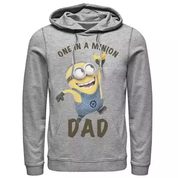 Мужская толстовка с капюшоном «Гадкий я» Minions 'Tis the Season To Be Jolly Banana Licensed Character