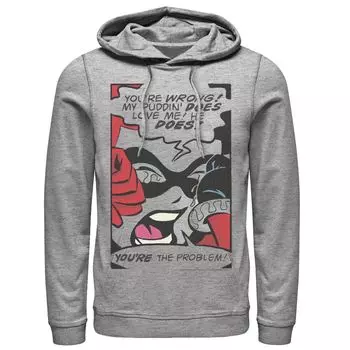 Мужская толстовка с капюшоном Harley Quinn Crying Comic DC Comics