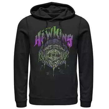 Мужская толстовка с капюшоном Hawkins «Netflix Stranger Things Demogorgon Welcome To Hawkins» Licensed Character
