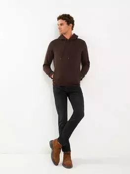 Мужская толстовка с капюшоном и длинным рукавом LC Waikiki Basic