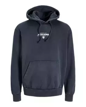 Мужская толстовка с капюшоном и длинными рукавами с принтом спереди Jack & Jones, серый