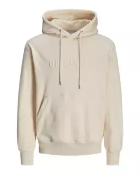 Мужская толстовка с капюшоном и длинными рукавами с принтом спереди Jack & Jones, белый