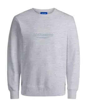 Мужская толстовка с капюшоном и длинными рукавами спереди с логотипом Jack & Jones, белый